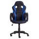 Cadeira Gamer Racer PU Preta com Azul