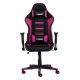 Cadeira Gamer II Reclinável 180º Giratória Preta com Pink Altura Ajustável Função Relax