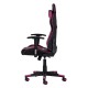 Cadeira Gamer II Reclinável 180º Giratória Preta com Pink Altura Ajustável Função Relax