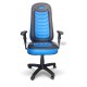 Cadeira Gamer Iron Azul - Giratória, Base relax, Braço Regulável