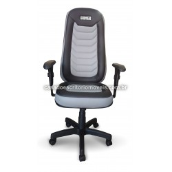 Cadeira Gamer Iron Cinza - Giratória, Base relax, Braço Regulável