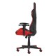 Cadeira Gamer Ben Reclinável 180º Giratória Preto com Vermelho Altura Ajustável
