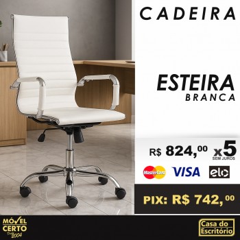 Cadeira Esteira Branca