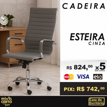 Cadeira Esteira Cinza