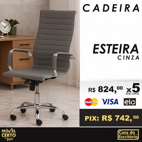 Cadeira Esteira Cinza