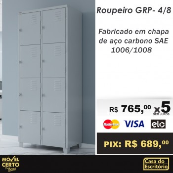 Roupeiro GRP 4/8