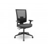 Cadeira Presidente Brizza Tela Flash com Back System Regulagem de Altura e Base Preta