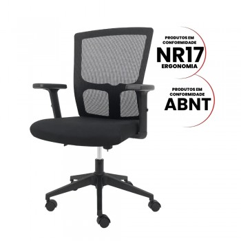 Cadeira Escritório NR diretor preta