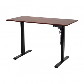 Mesa UP Ajustável com Motor – Cor Madeira